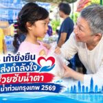 มูลนิธิเก้ายั่งยืน ร่วมเป็นกำลังใจ ให้ผ่านภัยน้ำท่วม 69 ชุมชนวัดปากบ่อ  อ่อนนุช 35 ม.นักกีฬา